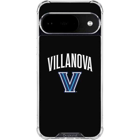Villanova University V Black Google Pixel 10 Clear Case
